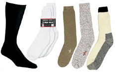 Socks Going hunting? Camping? Just walking around town? We have a pair of socks for all your needs. 